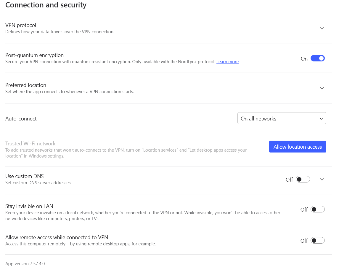 nordvpn connectionv2