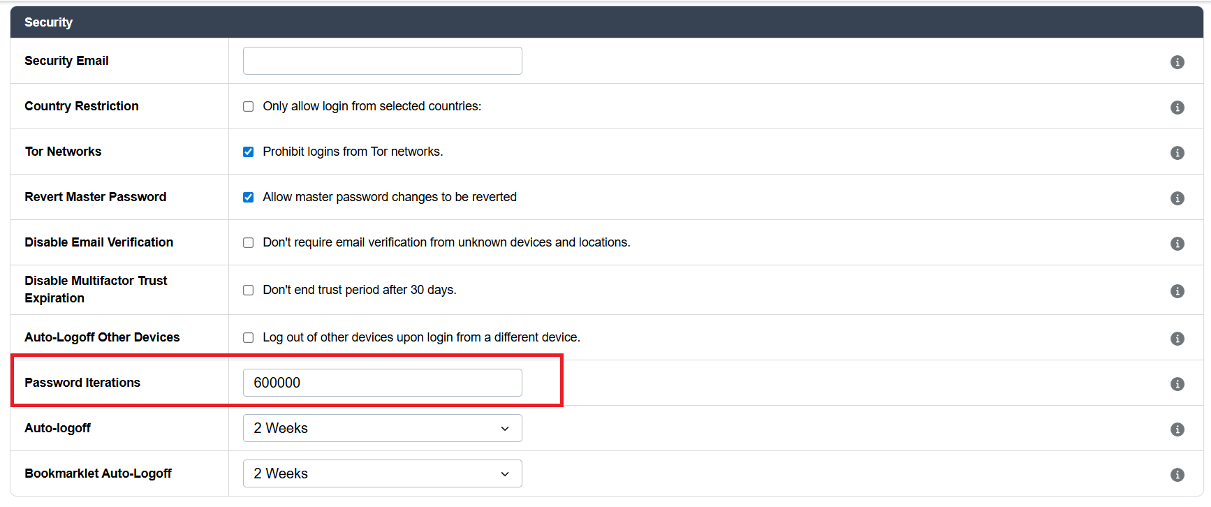 lastpass password iterations