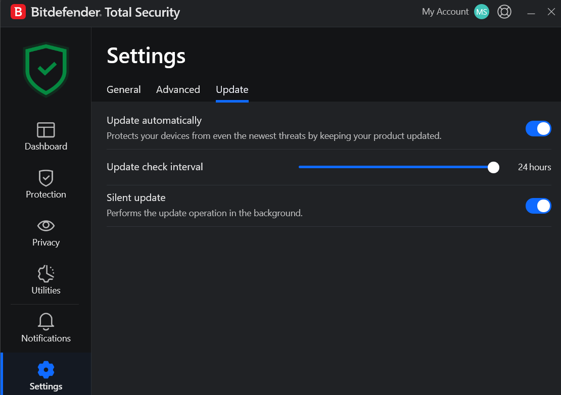 Bitdefender update