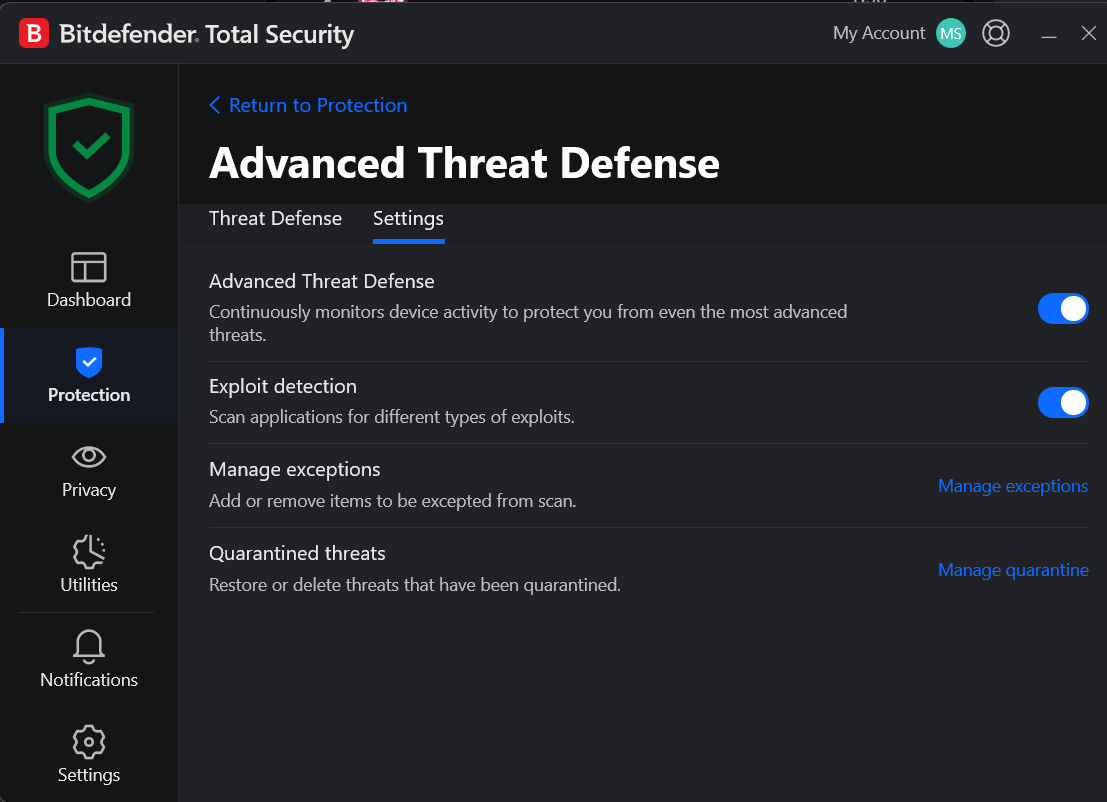 av advance threat